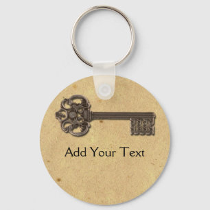 Chaveiro Chave de esqueleto antiga