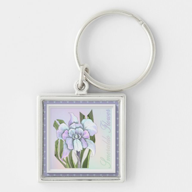 Chaveiro Chave de flores de Smeraldo (Frente)