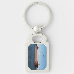 Chaveiro Chave de metal James R. Barker