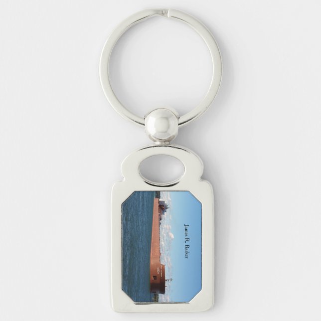 Chaveiro Chave de metal James R. Barker (Frente)