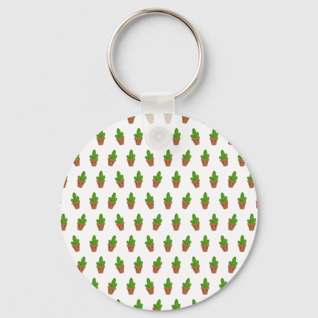 Chaveiro Chave de padrão Cactus bonito CHain (Frente)