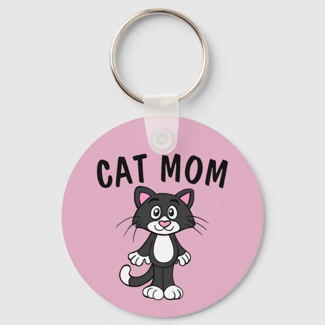 CHAVEIRO CHAVE DE TINTA DA MOM CAT (Frente)