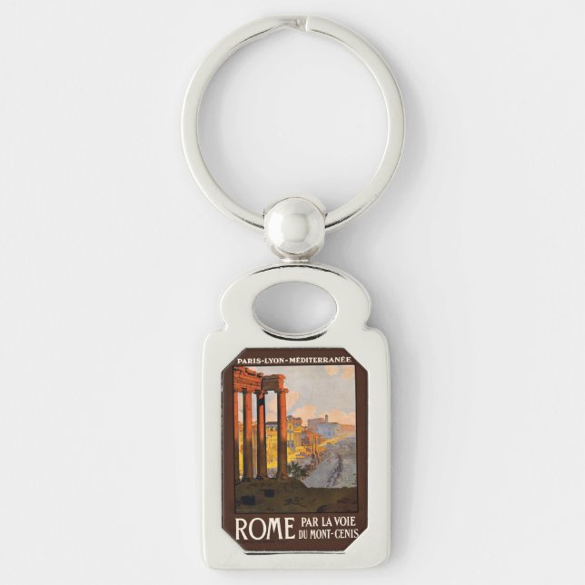 Chaveiro Chave de Vintage Roma Itália (Frente)