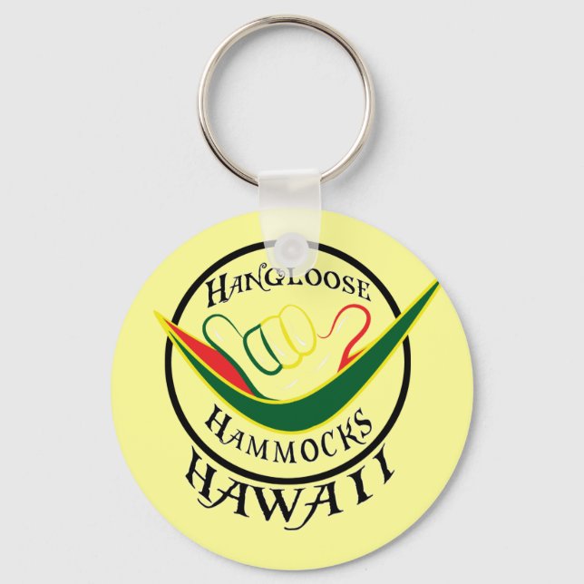 CHAVEIRO CHAVE HANGLOOSE HAMMOCKS HAWAII-SHAKKA (Frente)