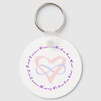 Chaveiro Chave Infinity Heart