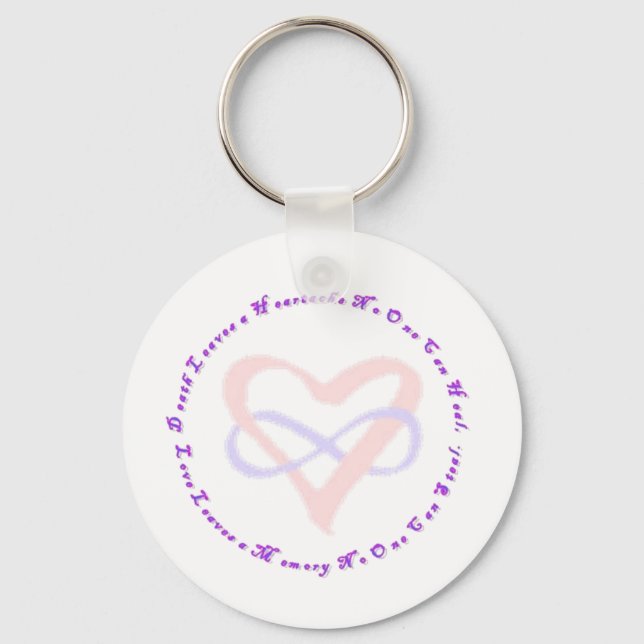 Chaveiro Chave Infinity Heart (Frente)