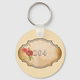 Chaveiro Chave Personalizada do Relógio Antigo Minimalista 