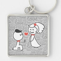 Chaveiro/Casal Quadrado Premium Grande