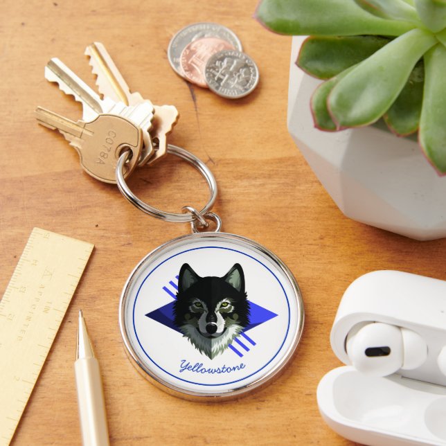 Chaveiro Chaveiro-Yellowstone Wolf (Mesa)