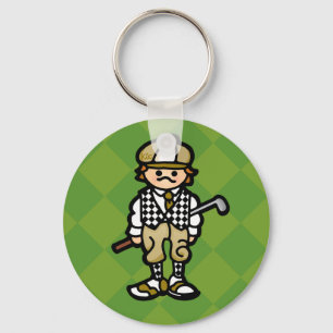 Chaveiro chaves ao carro de golfe