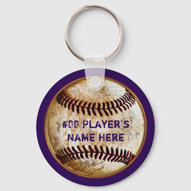 Chaveiro Chaves Personalizados de Beisebol para Presentes d (Frente)