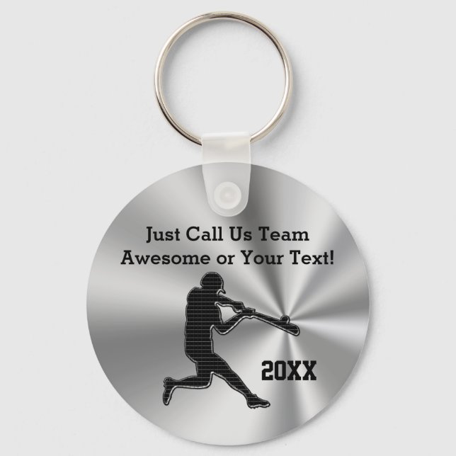 Chaveiro ChEAP Customizable Baseball Keychain para TEAM (Frente)