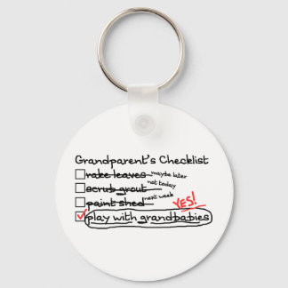 Chaveiro Checklist para os avós