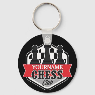 Chaveiro Checkmate do Chess Player do NOME Personalizado