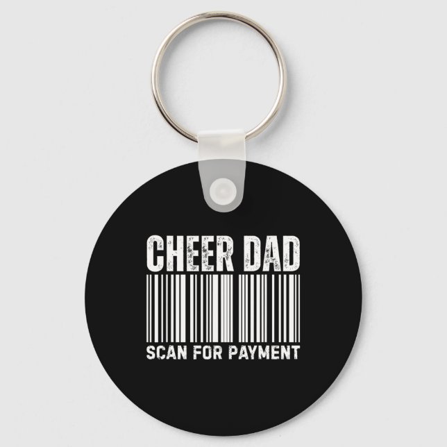 Chaveiro Cheer Dad Scan For Payment Cheerleading  (Frente)