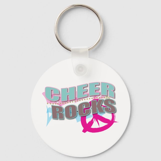 Chaveiro "Cheer Rocks Gifts" para Cheerleaderes! (Frente)