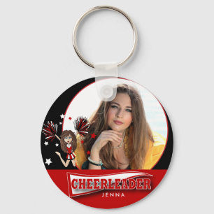 Chaveiro Cheerleader - foto de DIY - vermelho