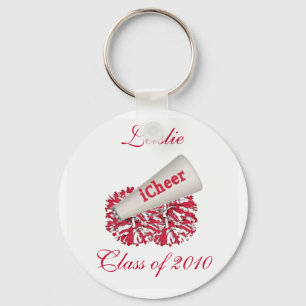 Chaveiro Cheerleader Personalizado Vermelho