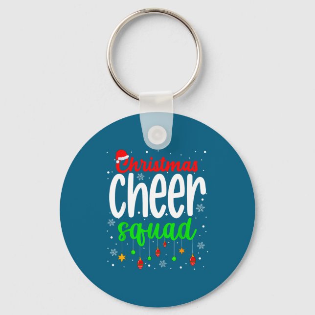Chaveiro Cheerleading Srts Lover Christmas Cheer Squad  (Frente)