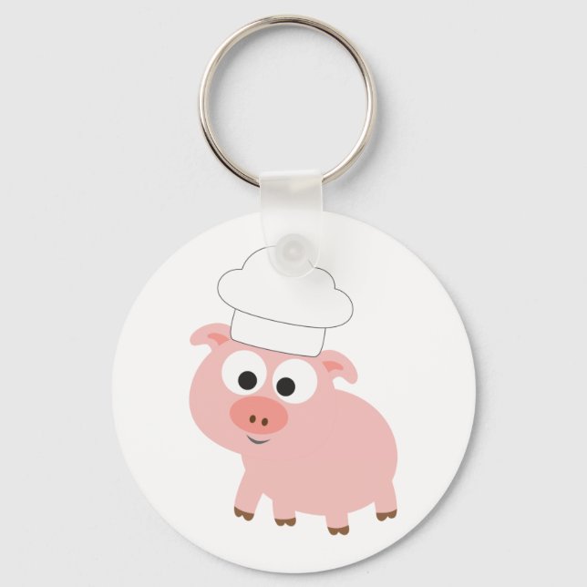 Chaveiro Chef Pig (Frente)