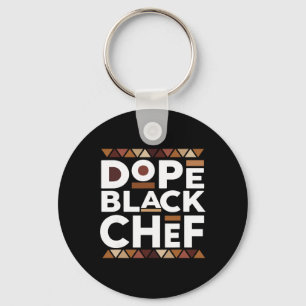 Chaveiro Chef Preto Droga História Negra Melanina Chef Pret