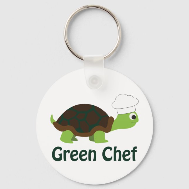 Chaveiro Chef Verde (Frente)