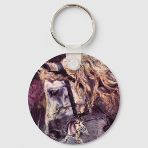 Chaveiro Chefe de Cavalo de Giovanni Boldini, Arte Vintage