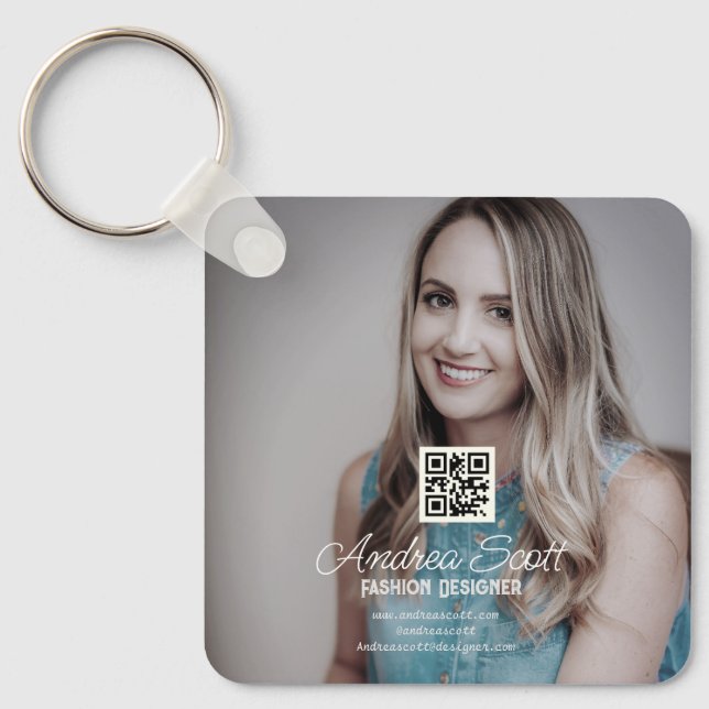 Chaveiro Chefe de empresa do sexo feminino adicione nome de (Frente)