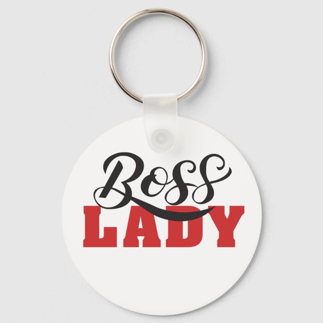 Chaveiro Chefe Senhora – Design de Mulher Forte e Confiante (Frente)