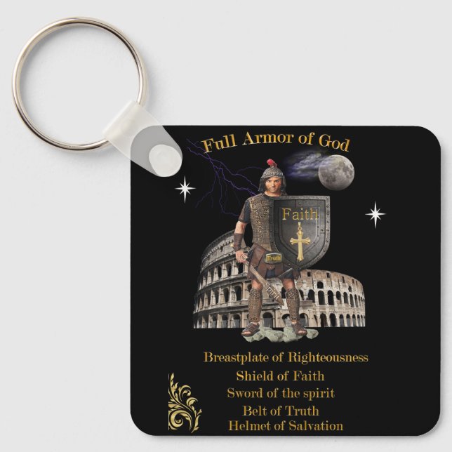 Chaveiro Cheio Armor de DEUS (Frente)