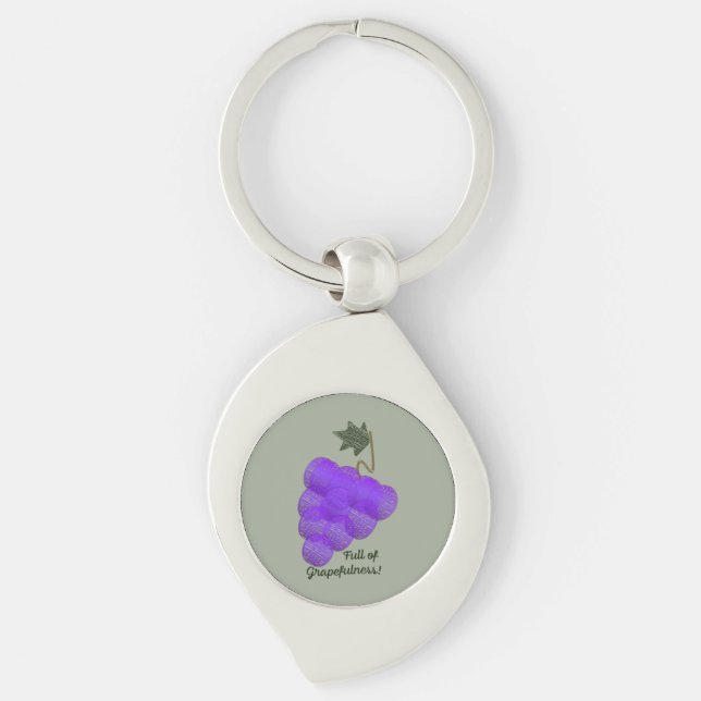 Chaveiro Cheio de Uvas de Toranja (Frente)