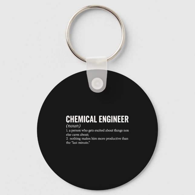 Chaveiro Chemical Engineer Profession Definition Engineerin (Frente)