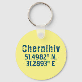 Chaveiro Chernihiv Ucrânia Latitude & Longitude Afetada