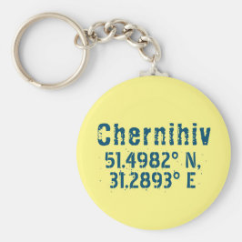 Chaveiro Chernihiv Ucrânia Latitude & Longitude Afetada