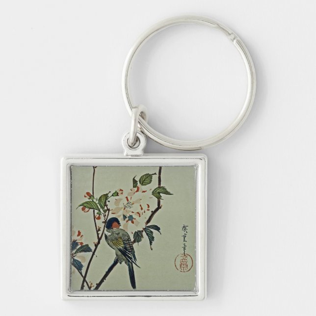 Chaveiro Cherry Blossoms e Small Bird (Frente)