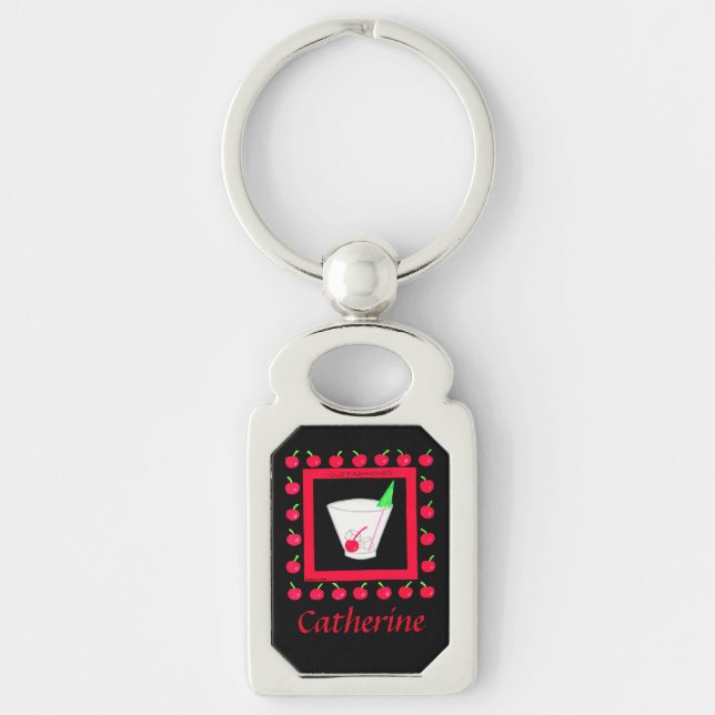 Chaveiro CherryName Personalizado para Bebidas Retroativas  (Frente)