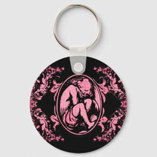 Chaveiro Cherub chorando a rosa