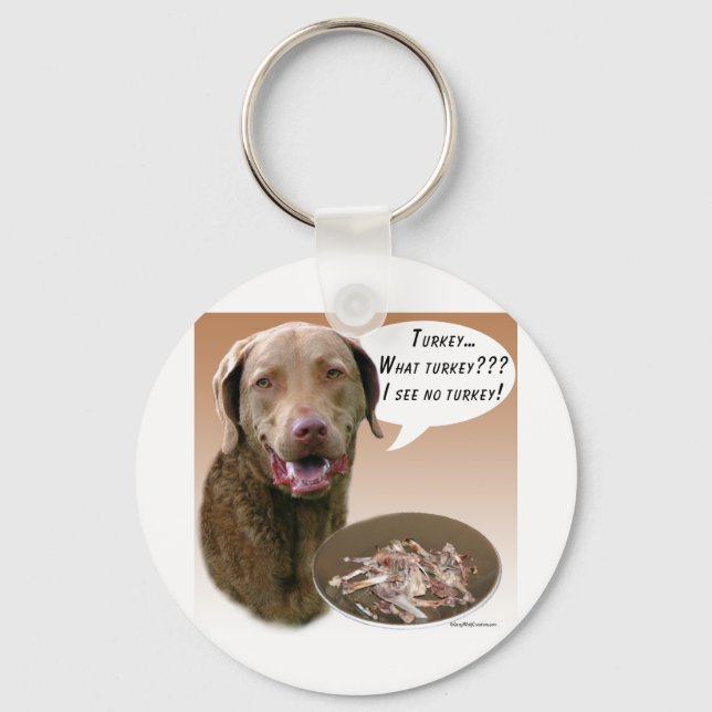 Chaveiro Chesapeake Bay Retriever Turquia (Frente)