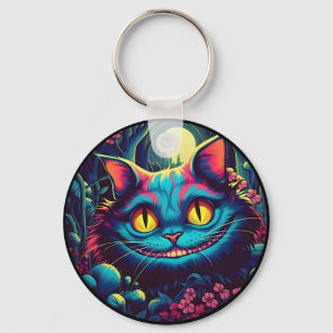 Chaveiro Cheshire Cat Sorrindo Alice no País das Maravilhas