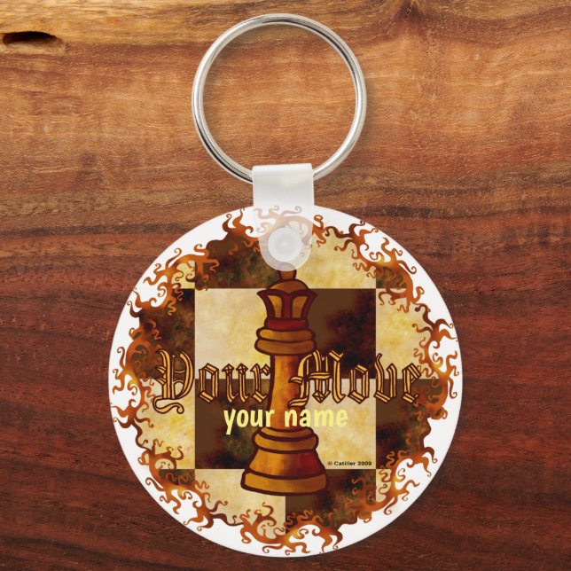 Chaveiro Chess Queen (Frente)