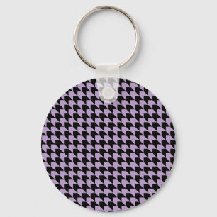 Chaveiro Chevron verifica Lilac e Preto