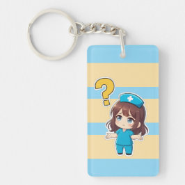 Chaveiro Chibi Enfermeira Original 3.0 - Algo está errado