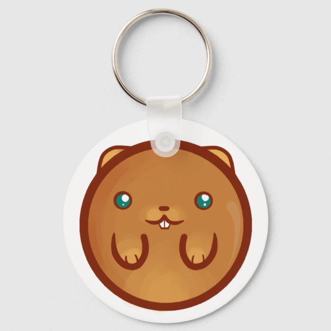 Chaveiro Chibi Hamster (Frente)