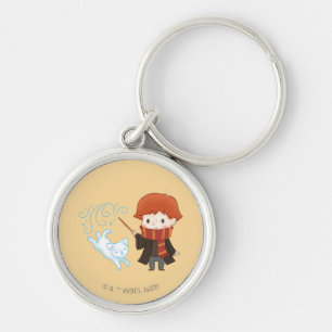 Chaveiro Chibi Ron Weasley Patronus