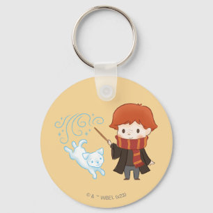 Chaveiro Chibi Ron Weasley Patronus