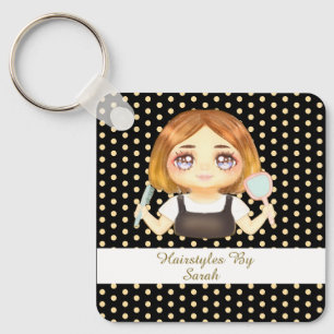 Chaveiro Chibi Salon Hairstylist