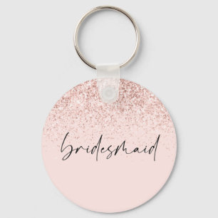 Chaveiro Chic Bridesmaid - Glitter Personalizado