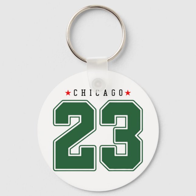 Chaveiro Chicago 23 Varsity Number (Frente)