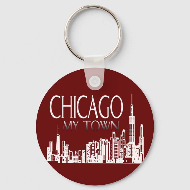 Chaveiro Chicago My Town (Frente)