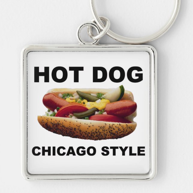 Chaveiro Chicago Style Hot Dog (Frente)